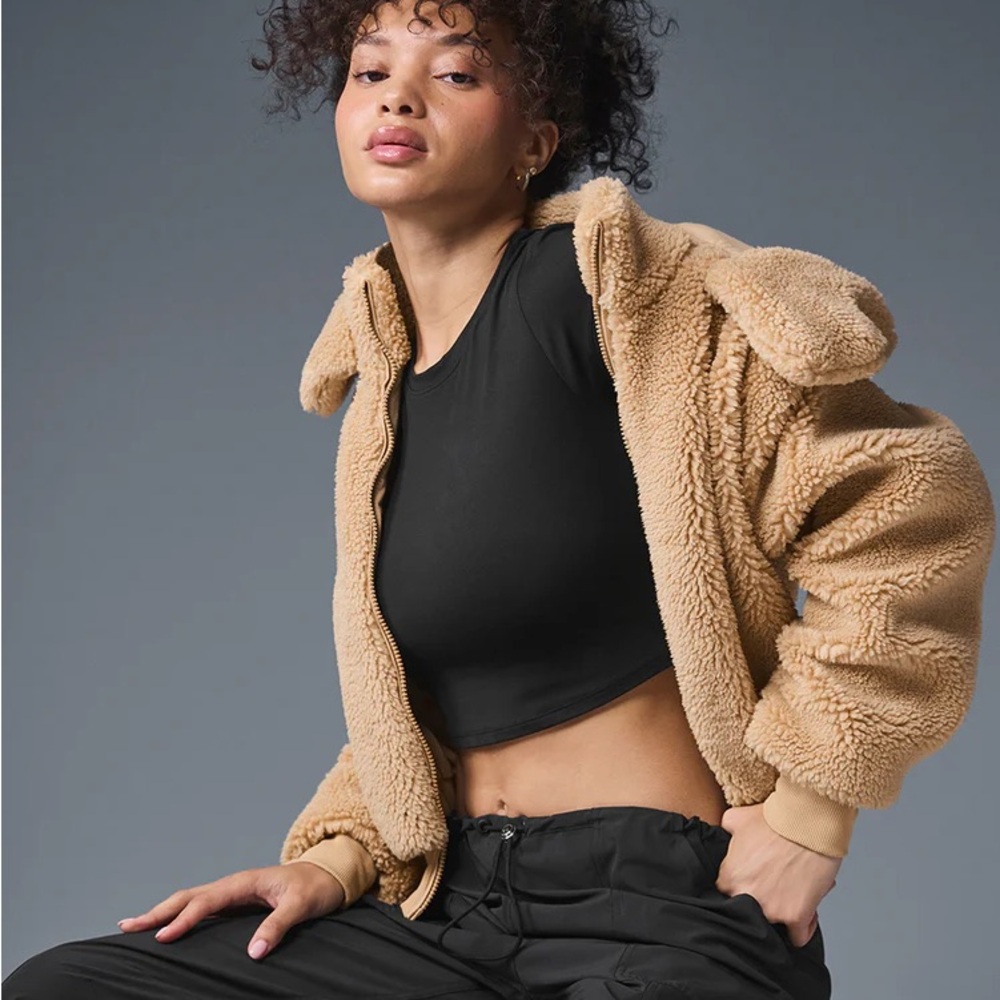 Alo | Foxy Sherpa Jacket | Camel